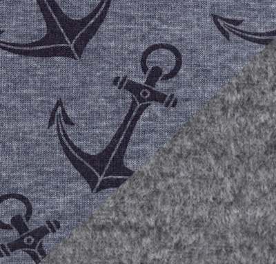 Alpenfleece | EIGER | Anker dunkelblau meliert